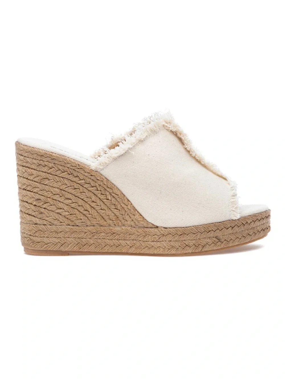 275 CENTRAL MILA WEDGE ESPADRILLE beige CRUDO. Size 39